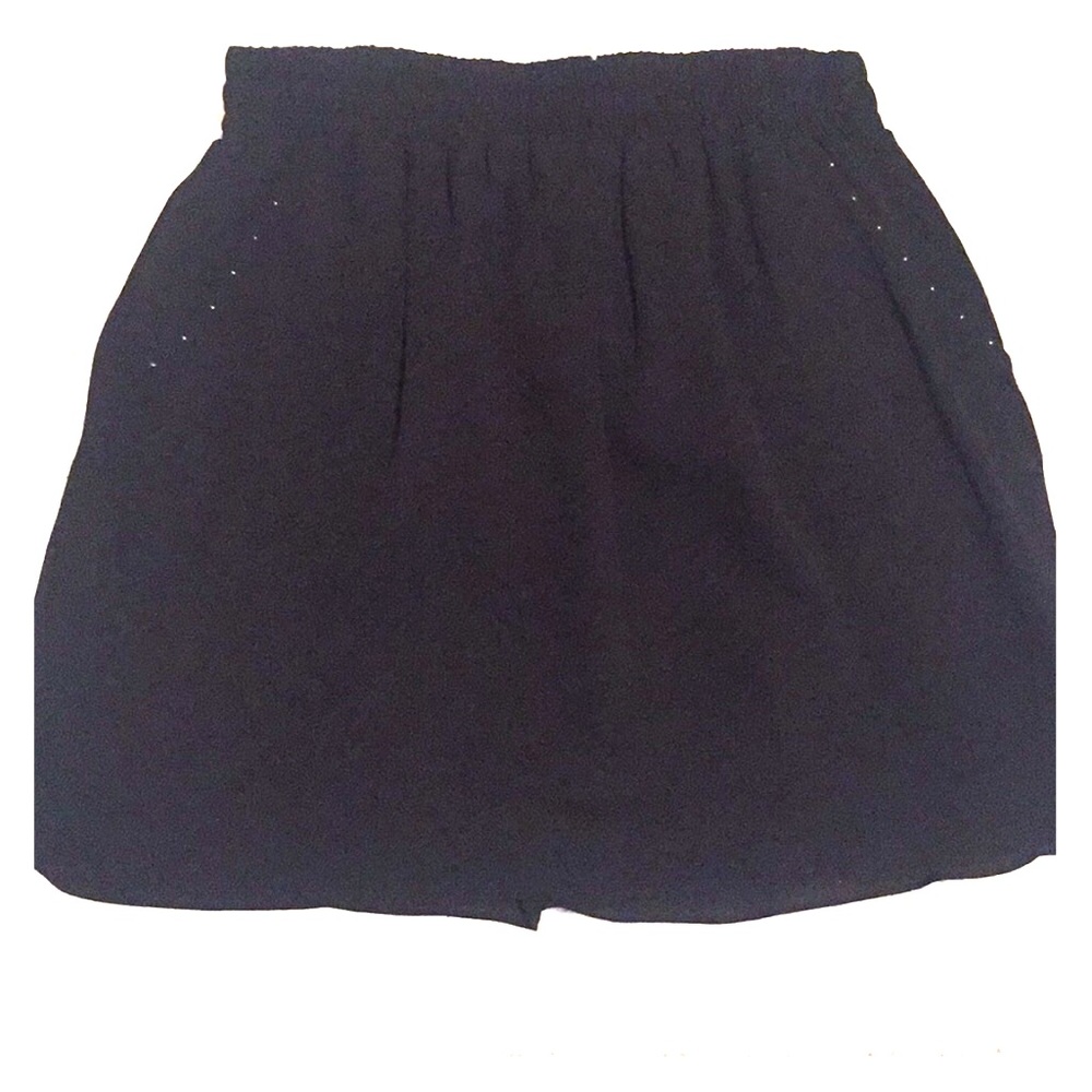 Dressy Skirt with Jeweled Pockets 3” Wide Elastic